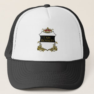 Boné Escudo da Coroa Real Negrito Streetwear Luxo Dou