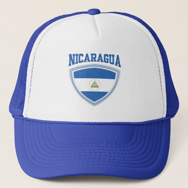 Boné Escudo de Sinalizador da Nicarágua (Frente)