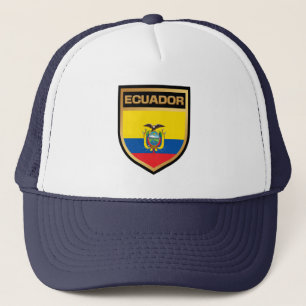 Boné Escudo do Sinalizador do Equador