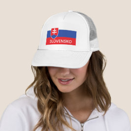 Boné Eslováquia Bandeira Eslovaca Emblema Europa