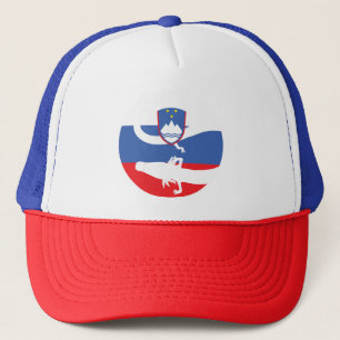 Boné Eslovênia Olm Bandeira Nacional Eslovena