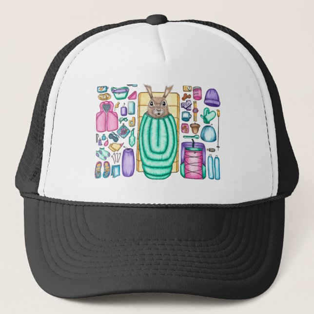 Boné Espalhamento de Porte do Backpack do Esquilo (Frente)