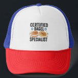 Boné Especialista em Bagel certificado, Engraçado Judeu<br><div class="desc">hanukkah, passover, iídiche, chanukah, judeu, menorah, jew, presente, aniversário, bagel</div>