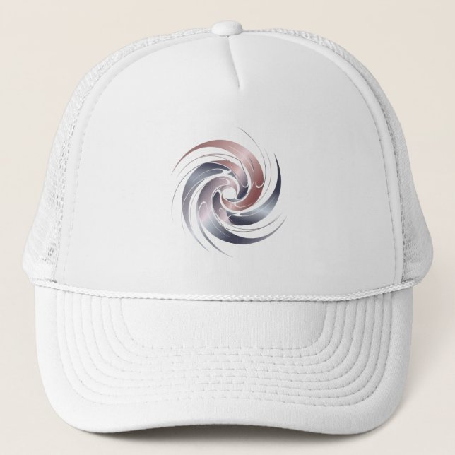 Boné Espiral Eterna – Design de Fluxo de Energia Modern (Frente)