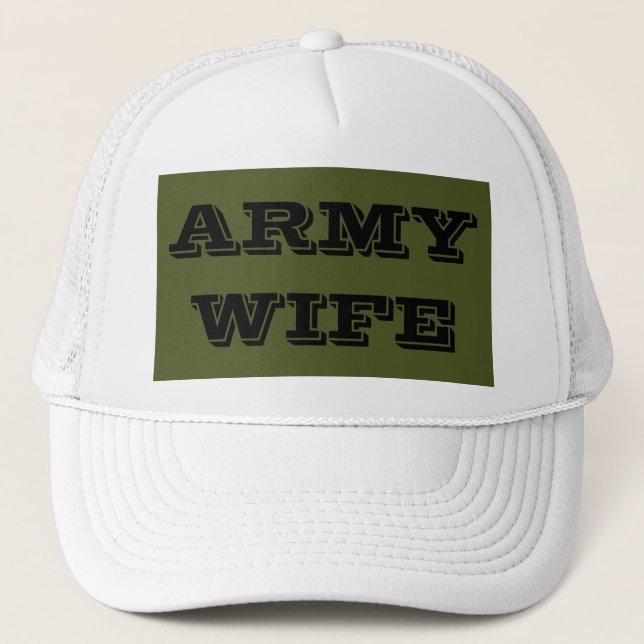Boné Esposa do Exército do Hat (Frente)