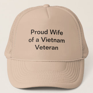 Boné Esposa orgulhosa de um veterano de Vietnam