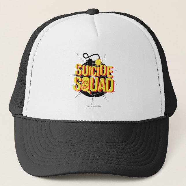Boné Esquadrão Suicida | Logotipo Bomba (Frente)