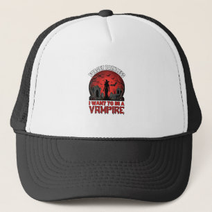 Boné Esqueça Princesa Quer Ser Vampira Halloween_1