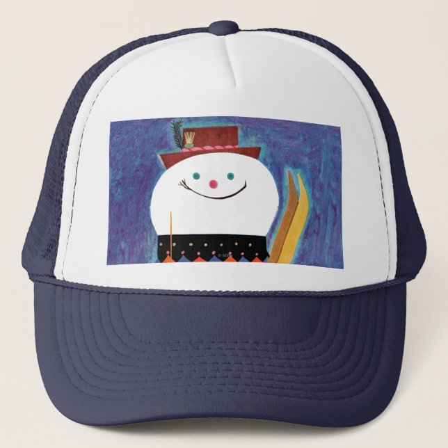Boné Esquis para o boneco de neve (Frente)