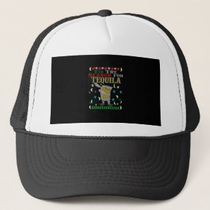 Boné Esta É A Época Da Tequila Dabbing Christmas Alcoh