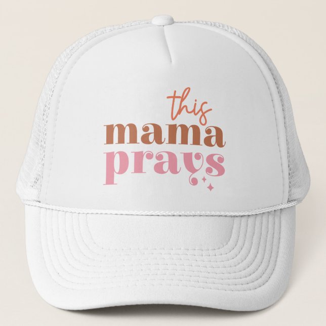 Boné Esta Mamã Reza (Frente)