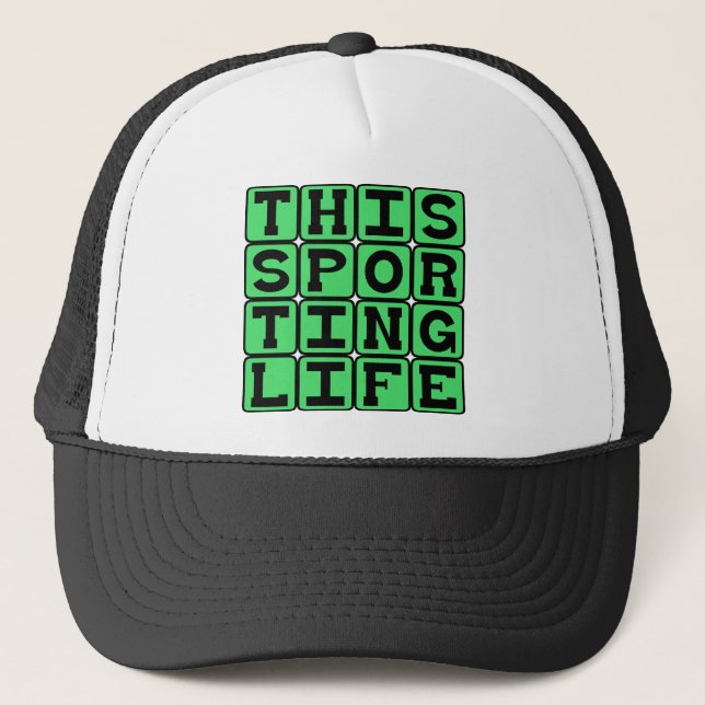 Boné Esta Vida Esportiva, Recreação (Frente)