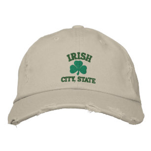 Boné Estado da Cidade da Irlanda Personalizado bordado 