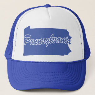 Boné Estado Da Pensilvânia Shape Trucker Hat