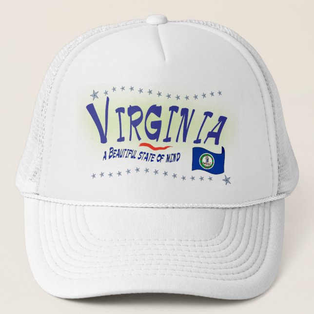 Boné Estado de espírito da Virgínia (Frente)