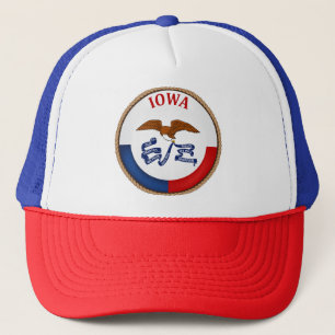 Boné Estado de Iowa Flag Trucker Hat