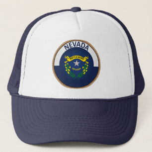 Boné Estado de Nevada Flag Seal Trucker Hat