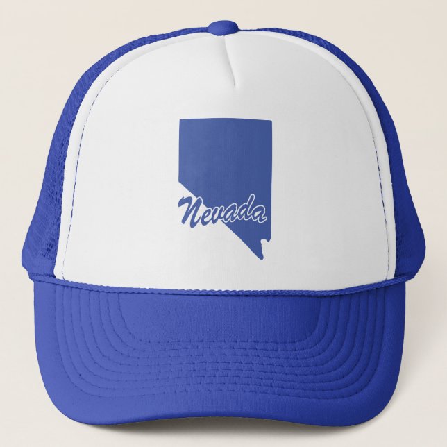 Boné Estado De Nevada Shape Trucker Hat (Frente)