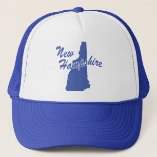 Boné Estado De New Hampshire Shape Trucker Hat