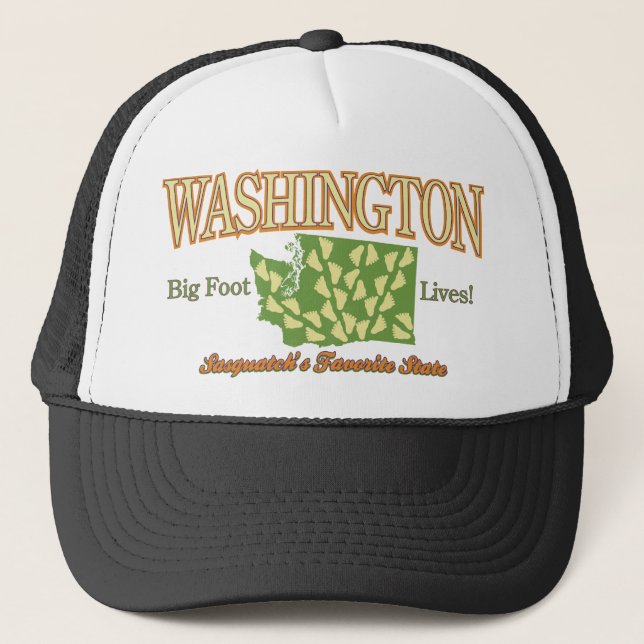Boné Estado de Washington - Vidas do Pé Grande! (Frente)