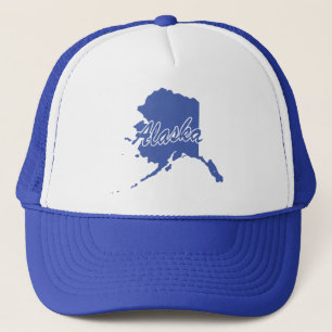 Boné Estado Do Alasca Shape Trucker Hat