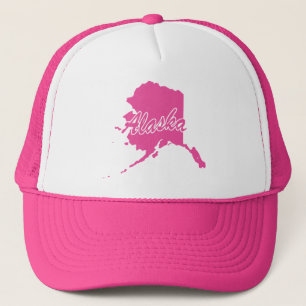 Boné Estado Do Alasca Shape Trucker Hat