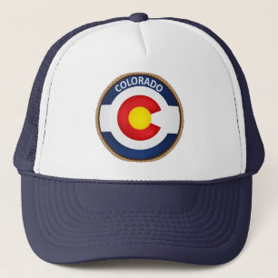 Boné Estado do Colorado Flag Trucker Hat