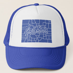 Boné Estado Do Colorado Shape Trucker Hat