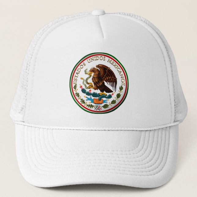 Boné Estados Unidos Mexicanos (águia de pavilhão mexica (Frente)
