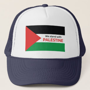 Boné Estamos com o Hat do Caminhoneiro Palestino