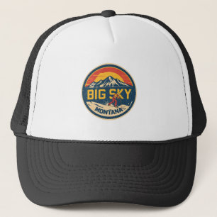 Boné Estância de esqui BIG SKY Montana vintage montanha