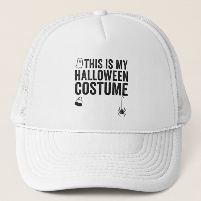 Boné Este É Meu Fantasia de Halloween Fantasma Aranha E (Frente)