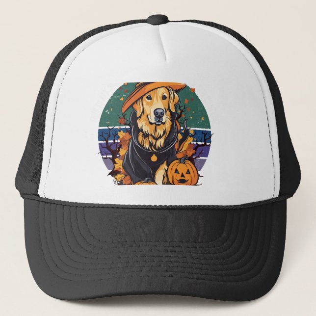 Boné Este é o meu disfarce de pai de cachorro assustado (Frente)