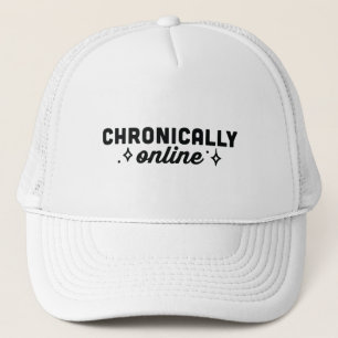 Boné Estética de garota cronicamente online