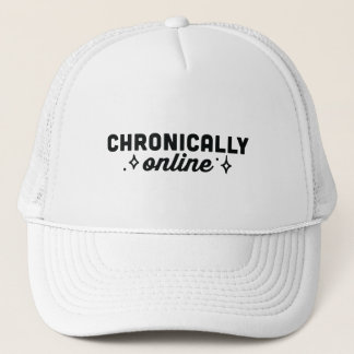 Boné Estética de garota cronicamente online