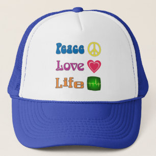 Boné estilo beisebol para promover a vida, & mais.
