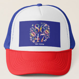 Boné Estilo de Boho Floral Sutil 8647 Um Protesto Pacíf
