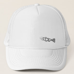 BONÉ ESTILO DE DESIGN DE PEIXE DE GORRO
