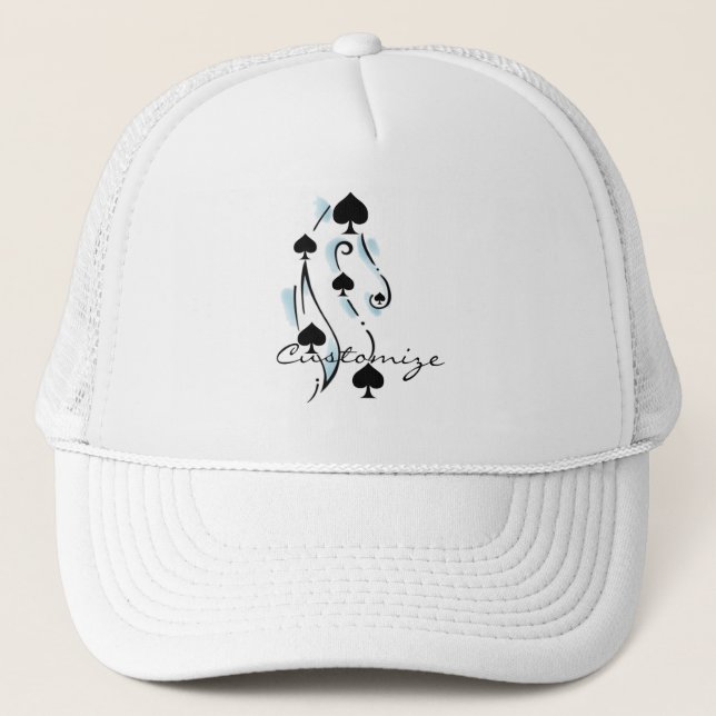 Boné Estilo de Tatuagem de Espadas Negras Estilo Thunde (Frente)