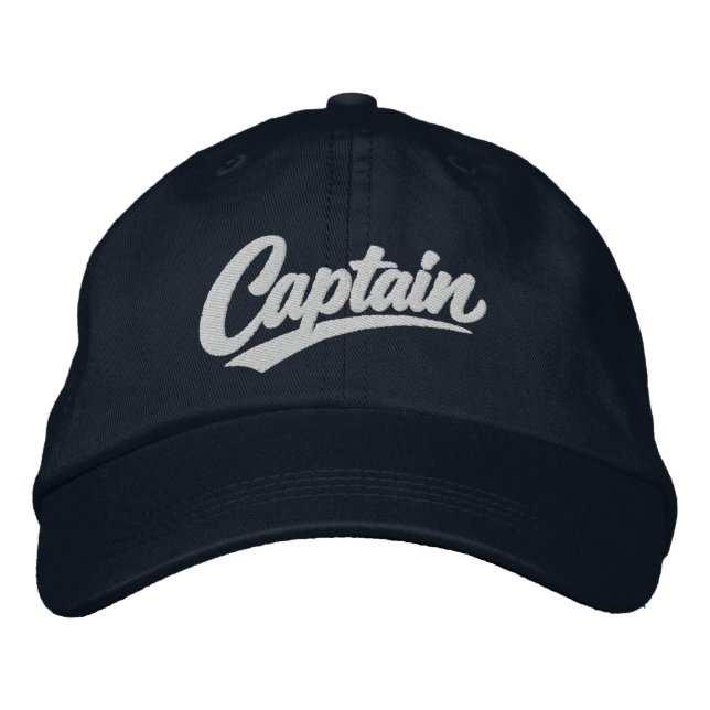 Boné Estilo de Tipografia Negrito Simples Capitão (Frente)