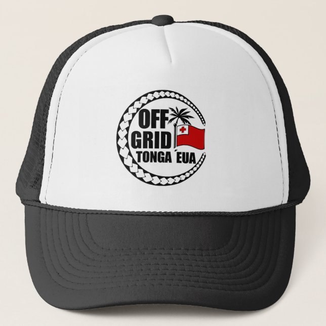 Boné Estilo de Vida Tonga Eua Fora da Rede (Frente)