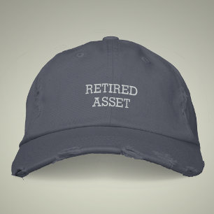 Boné Estilo de Vintagem de Ativo Aposentado Afastado