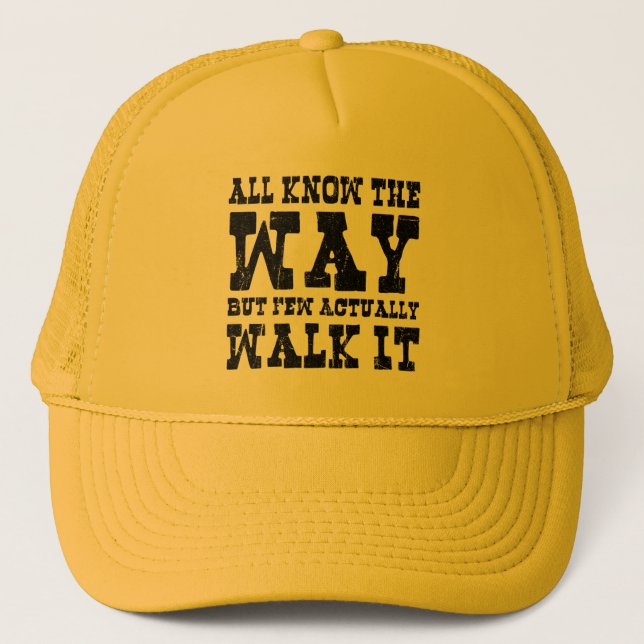 Boné Estilo Ocidental do Budismo Zen (Frente)