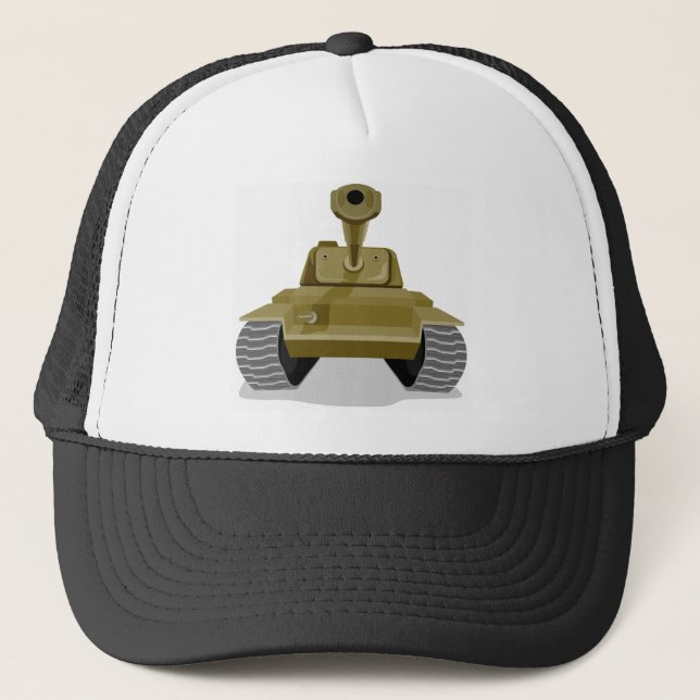 Boné estilo retro do tanque de guerra da segunda guerra (Frente)