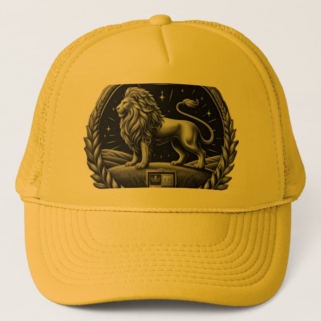 Boné Estilo: Trucker Hat Procurando animar sua equipe,  (Frente)