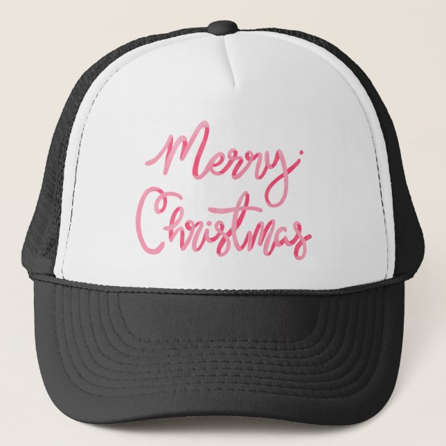 Boné Estipografia de vinheta de Natal Feliz, (Frente)
