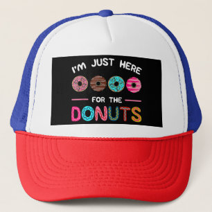 Boné Estou aqui para as Rosquinhas Doçura Dough