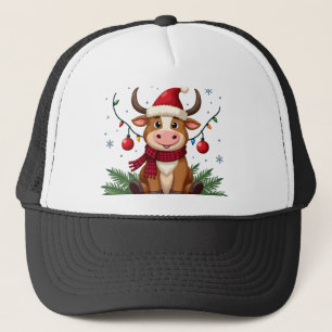 Boné Estou Bem Tudo Está Bem Natal Vaca das Terras Alta