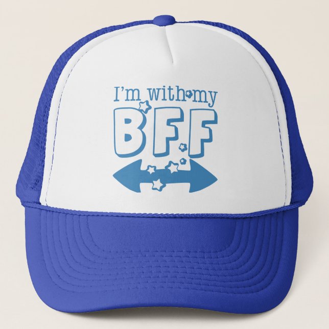 Boné Estou com meu BFF (seta dupla) (Frente)