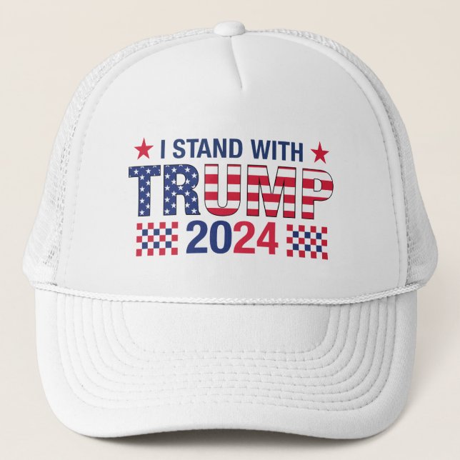 Boné Estou Com Trump 2024 (Frente)